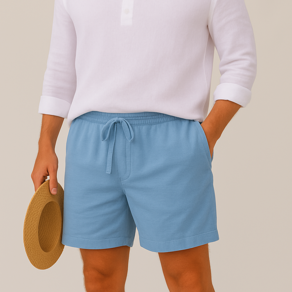 Short en Lin Coupe Relaxe Homme | Légèreté & Style Estival
