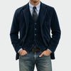 Blazer Velours Côtelé Homme Revers Classique | Style Casual Chic