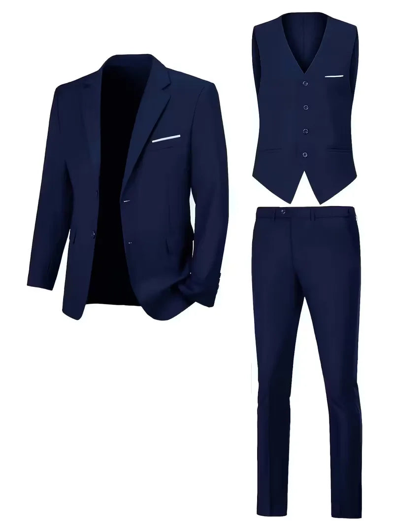 Costume Trois Pièces Slim Fit Homme | Cérémonie & Mariage