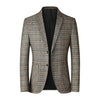 Blazer Homme Élégant Deux Boutons Revers | Style Versatile