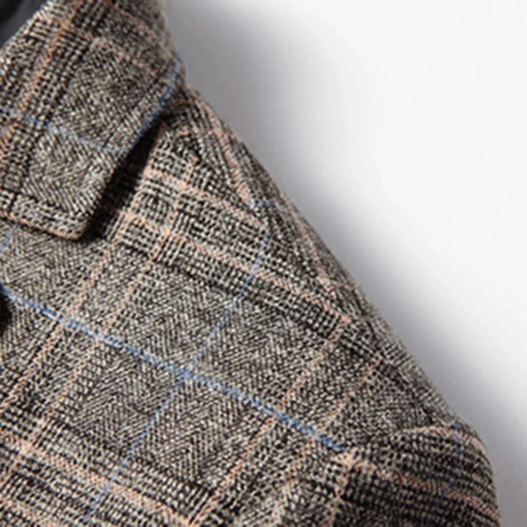 Blazer Homme Élégant Deux Boutons Revers | Style Versatile