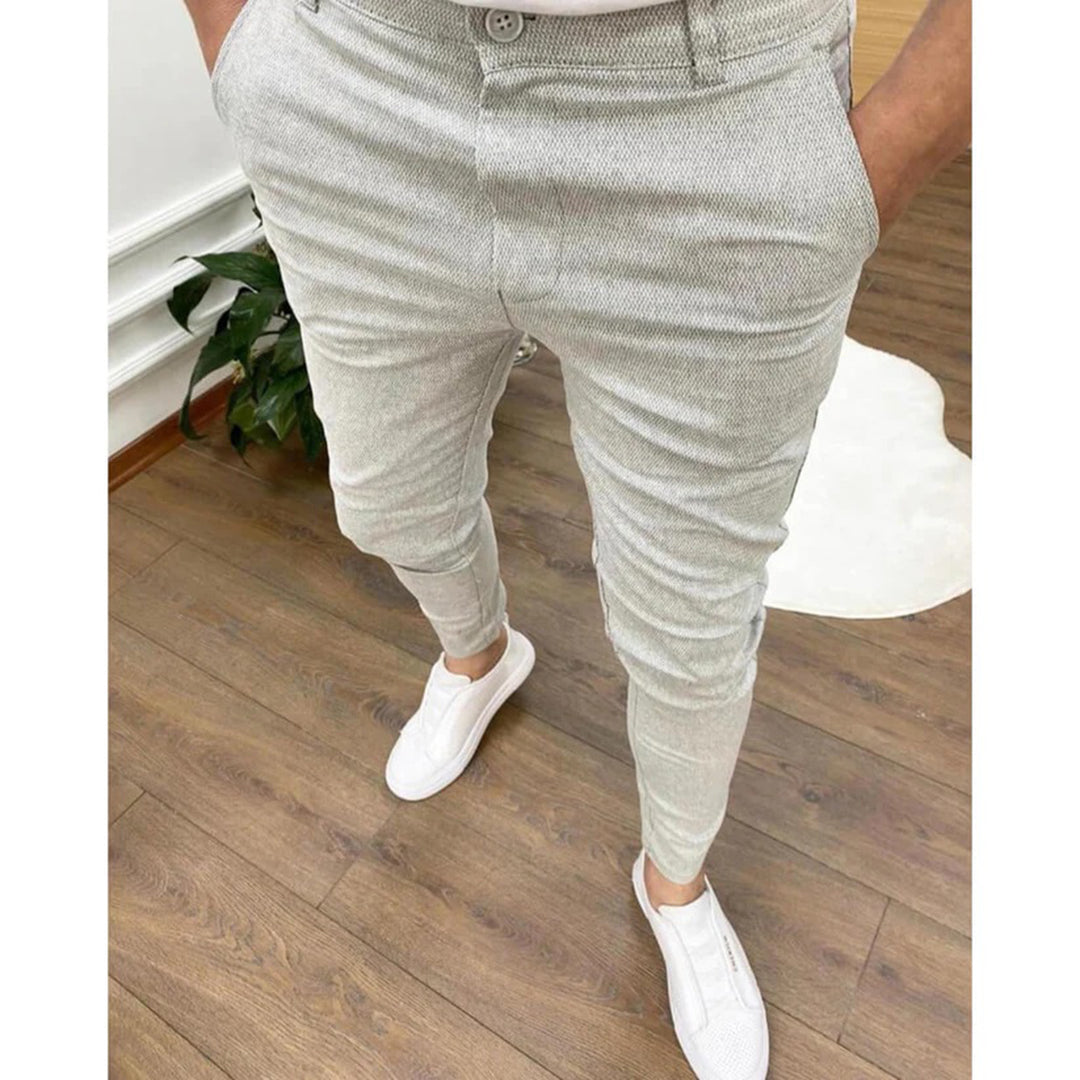 Pantalon Slim Stretch Homme | Élasticité & Coupe Ajustée