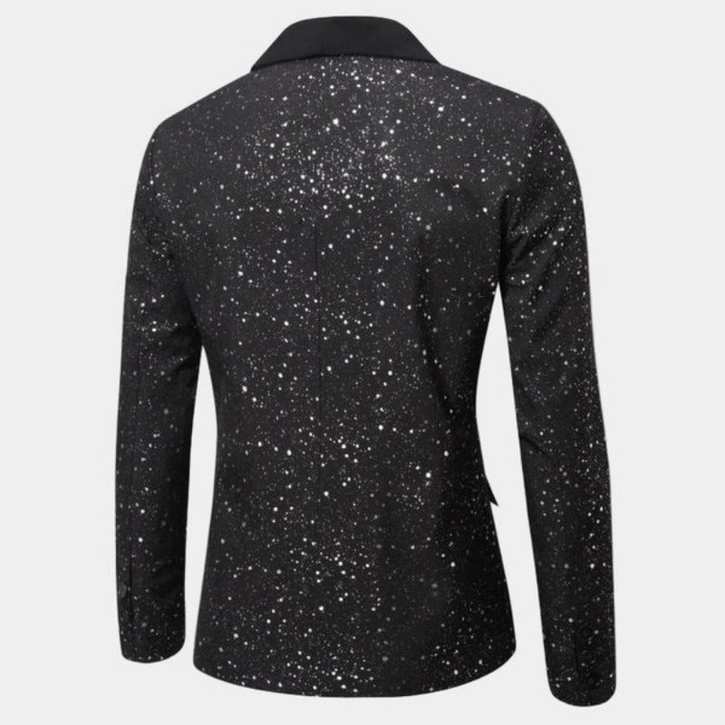 Blazer Homme Col Châle Brillant | Soirée & Cérémonie