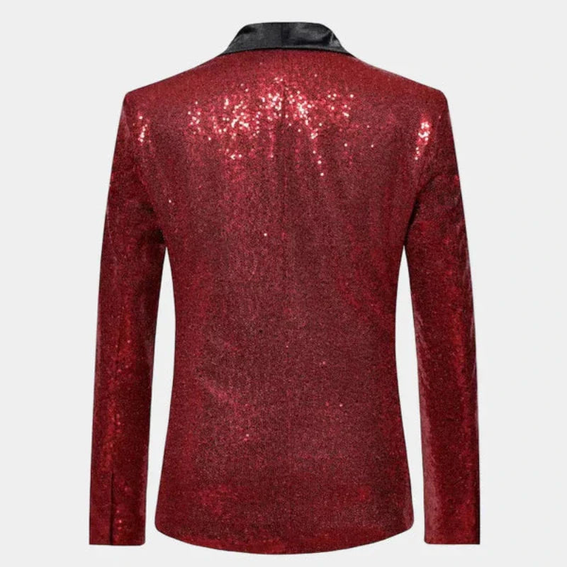 Blazer Smoking Homme Brillant | Élégance de Soirée