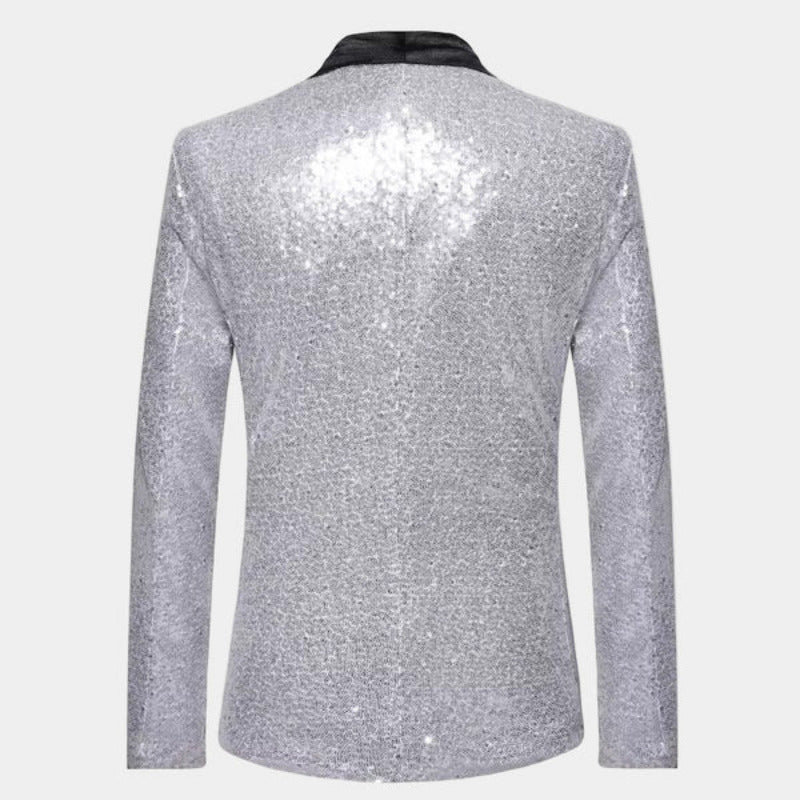 Blazer Smoking Homme Brillant | Élégance de Soirée