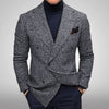 Veste Croisée Homme Élégante Col Classique | Style Moderne