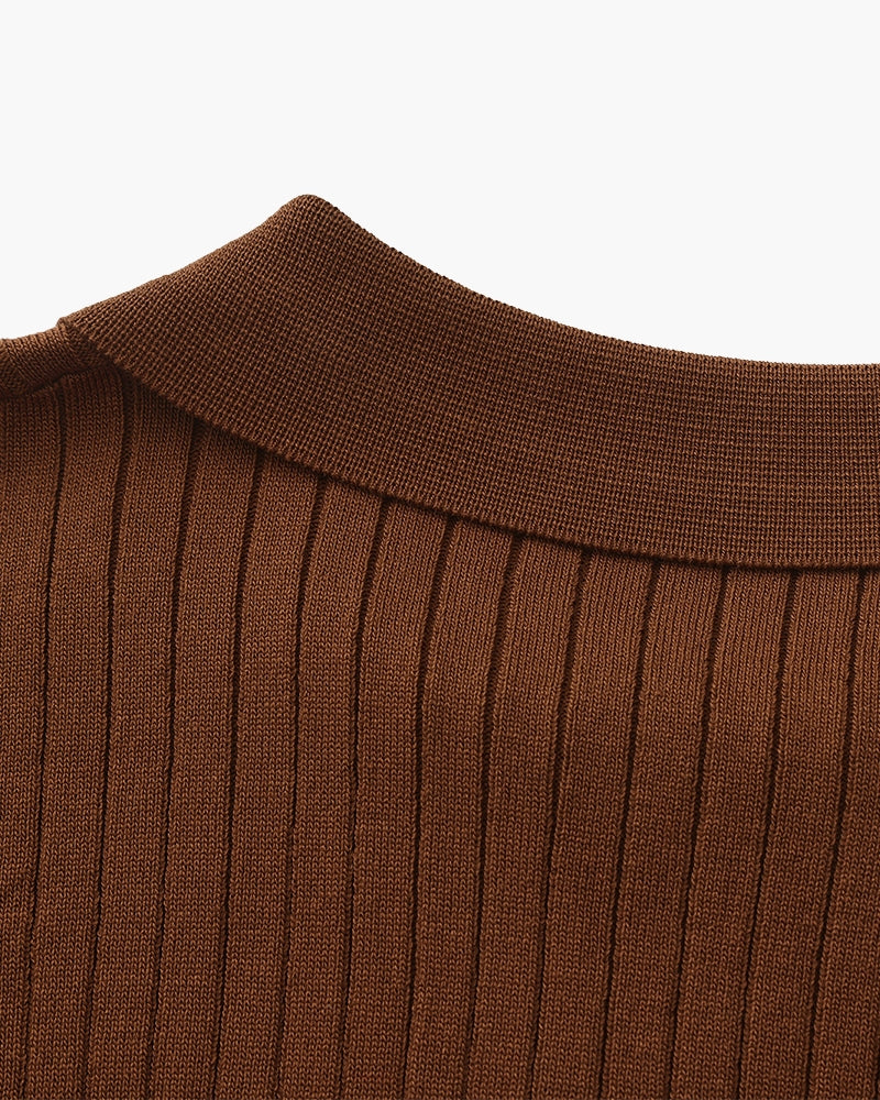 Polo à Côtes Premium Homme | Maille Élégante & Polyvalente