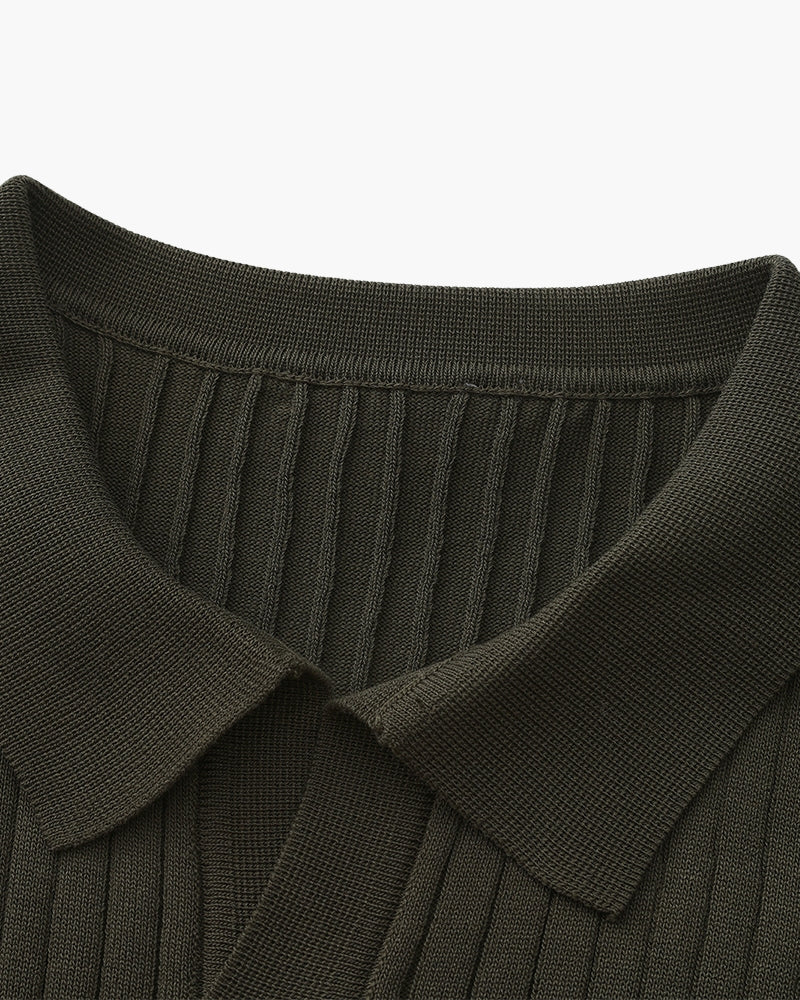 Polo à Côtes Premium Homme | Maille Élégante & Polyvalente