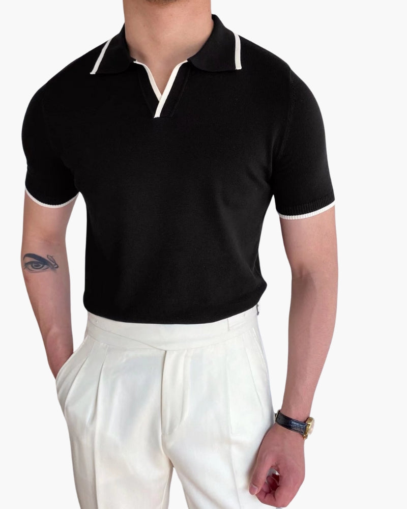 Polo Homme Maille Élégante | Coupe Moderne & Polyvalente