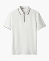 Polo Homme Maille Structurée avec Zip | Style Smart Casual