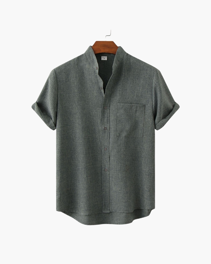 Chemise Col Mao Homme | Style Élégant & Moderne