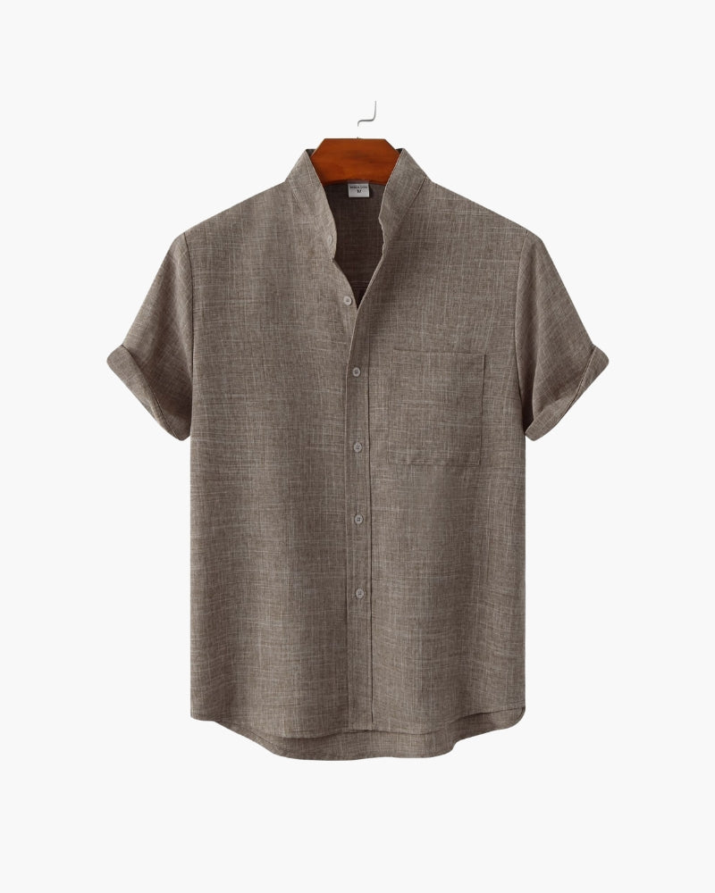Chemise Col Mao Homme | Style Élégant & Moderne