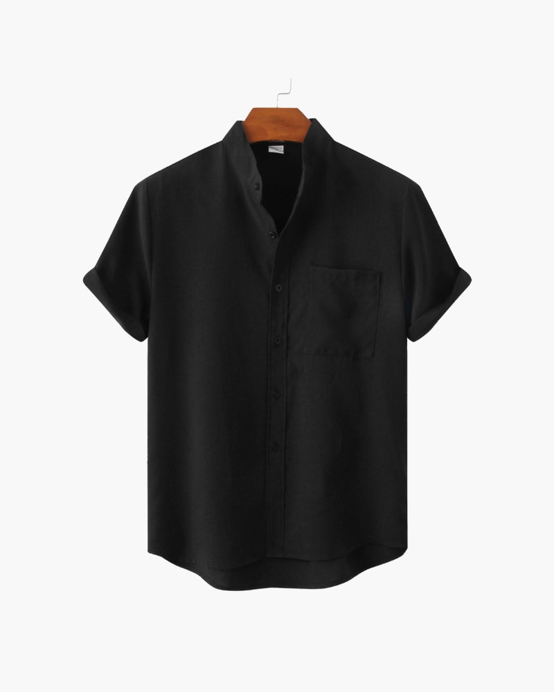 Chemise Col Mao Homme | Style Élégant & Moderne