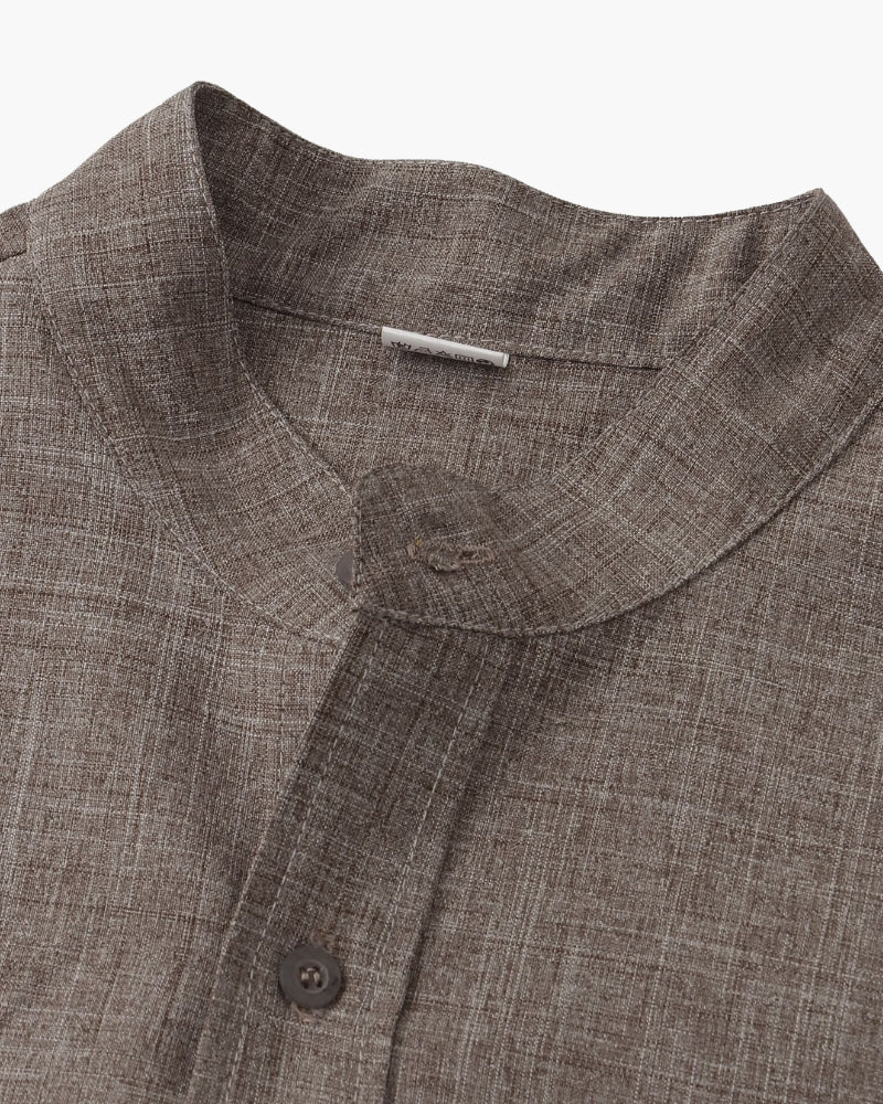 Chemise Col Mao Homme | Style Élégant & Moderne