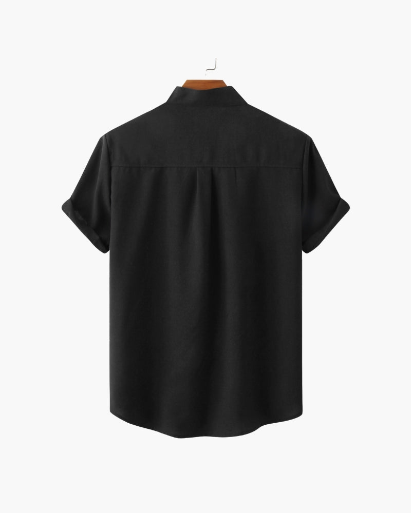 Chemise Col Mao Homme | Style Élégant & Moderne