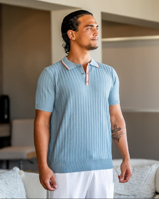 Polo en Maille Viscose Homme | Coupe Slim & Confort Quotidien