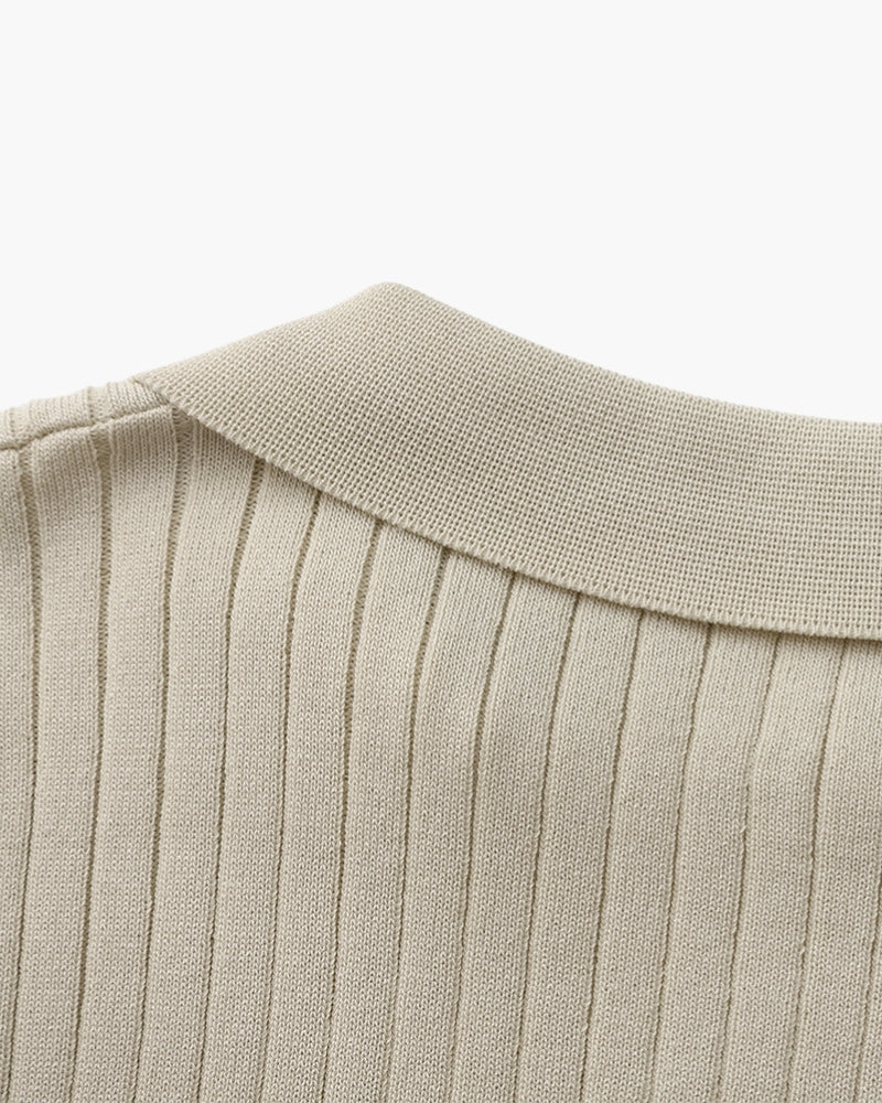 Polo à Côtes Premium Homme | Maille Élégante & Polyvalente