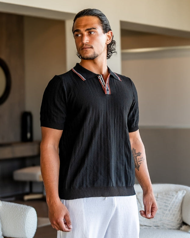 Polo en Maille Viscose Homme | Coupe Slim & Confort Quotidien