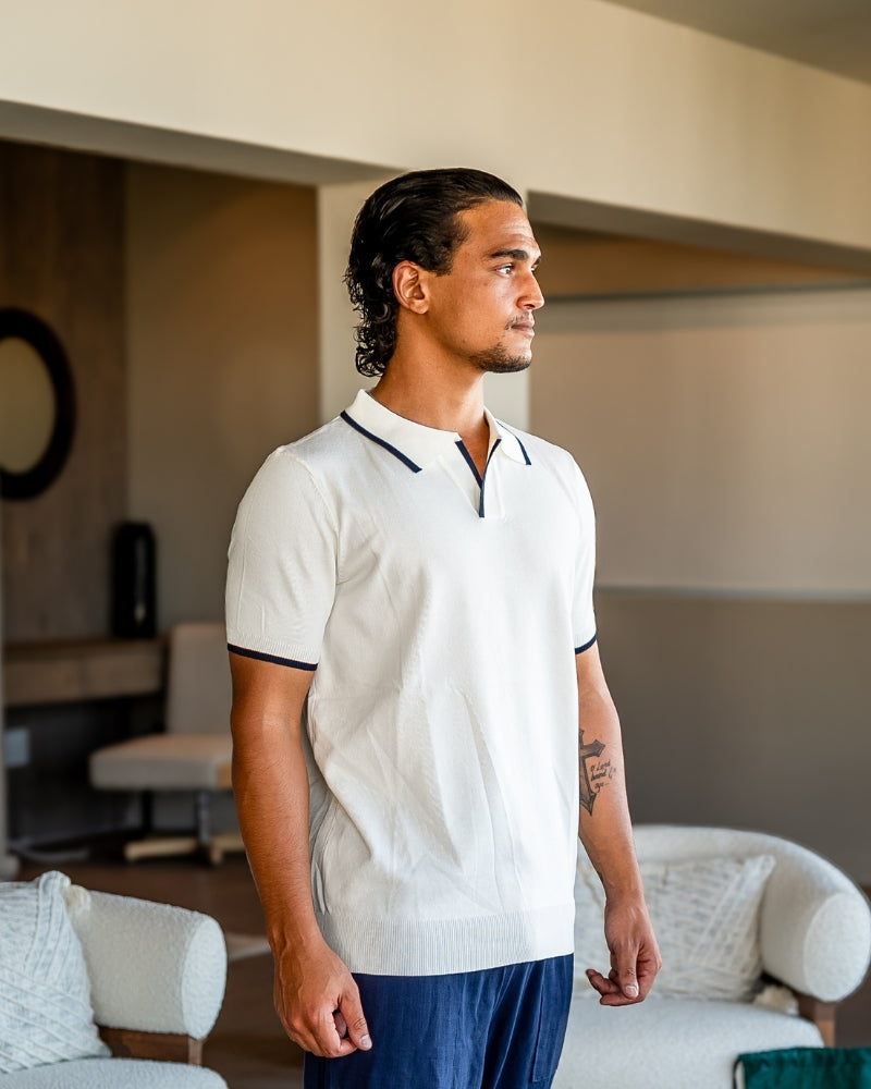Polo Homme Maille Élégante | Coupe Moderne & Polyvalente
