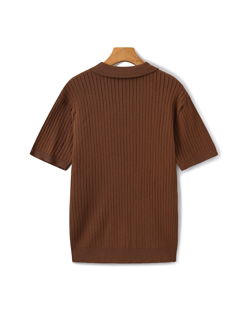 Polo à Côtes Premium Homme | Maille Élégante & Polyvalente