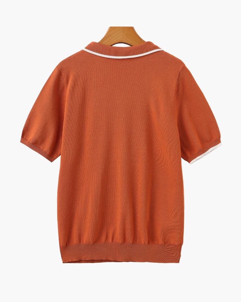 Polo Homme Maille Élégante | Coupe Moderne & Polyvalente