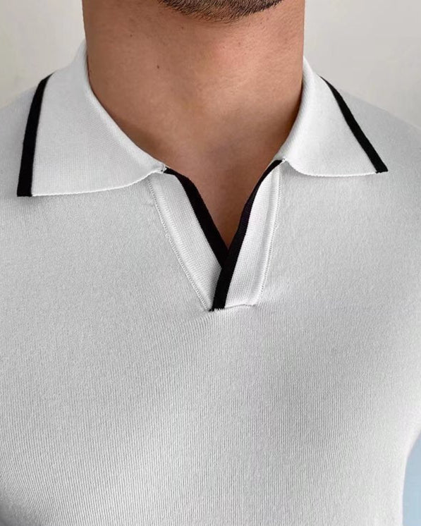 Polo Homme Maille Élégante | Coupe Moderne & Polyvalente
