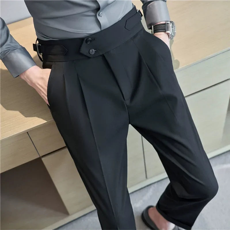 Pantalon Slim Fit Homme Finitions Soignées | Ligne Élégante