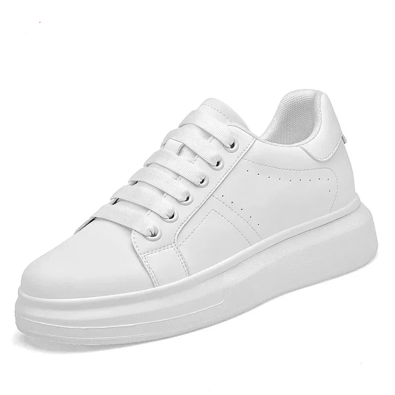 Sneakers Orthopédiques Rehaussantes Homme | Design Épuré & Confort Quotidien