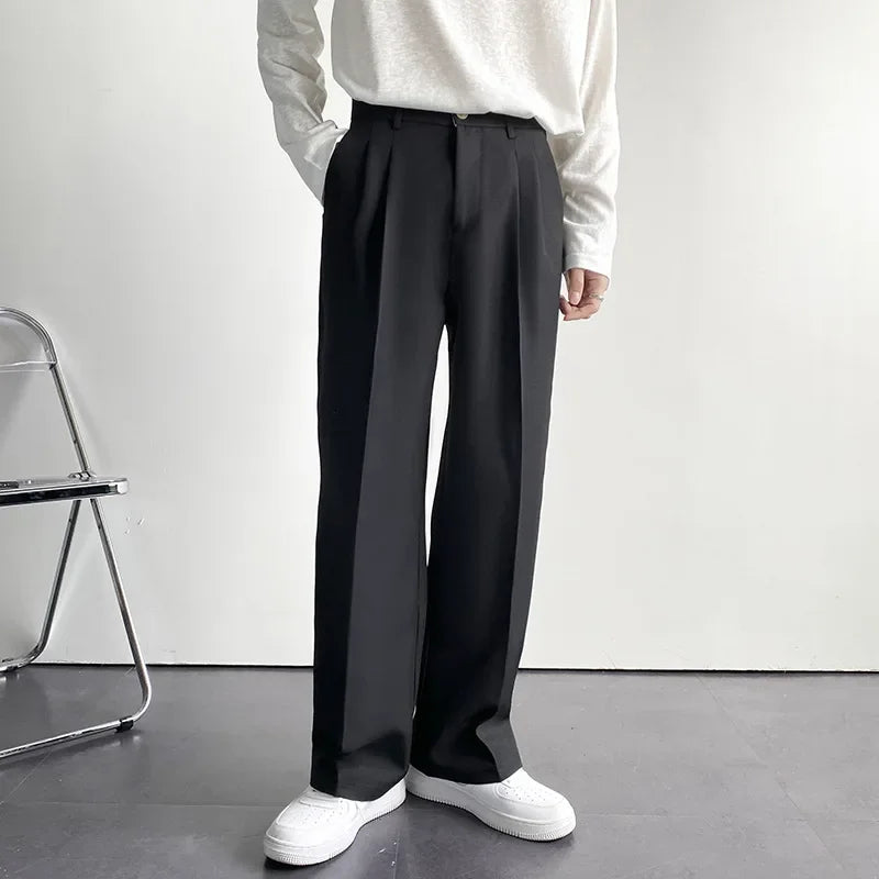 Pantalon Droit à Pli Homme | Coupe Classique & Moderne