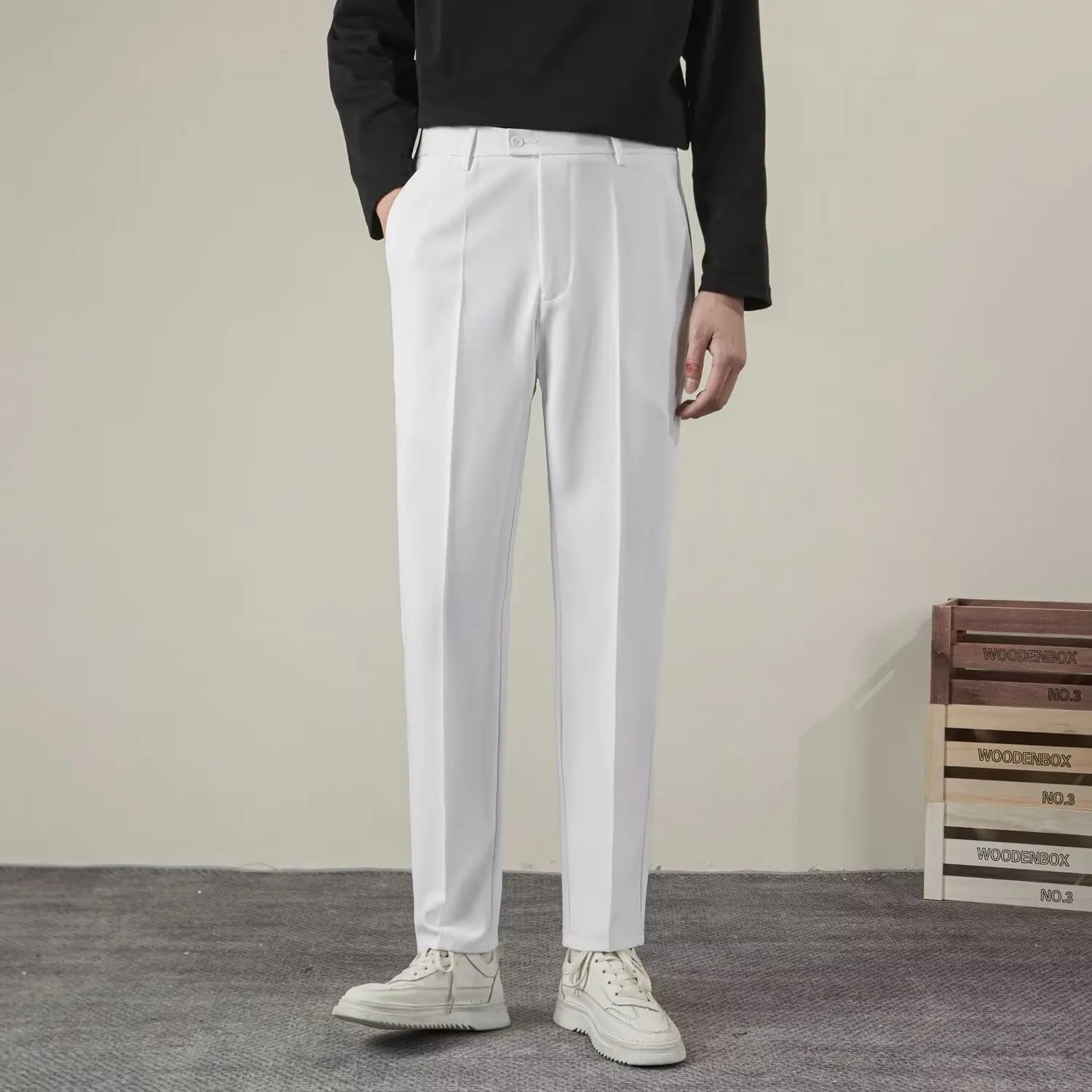 Pantalon Casual Élégant Homme | Confort & Style Quotidien