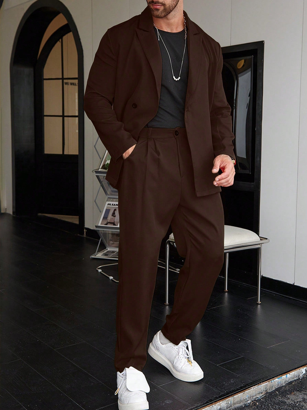 Costume Slim Fit Homme Revers Pointus | Blazer & Pantalon