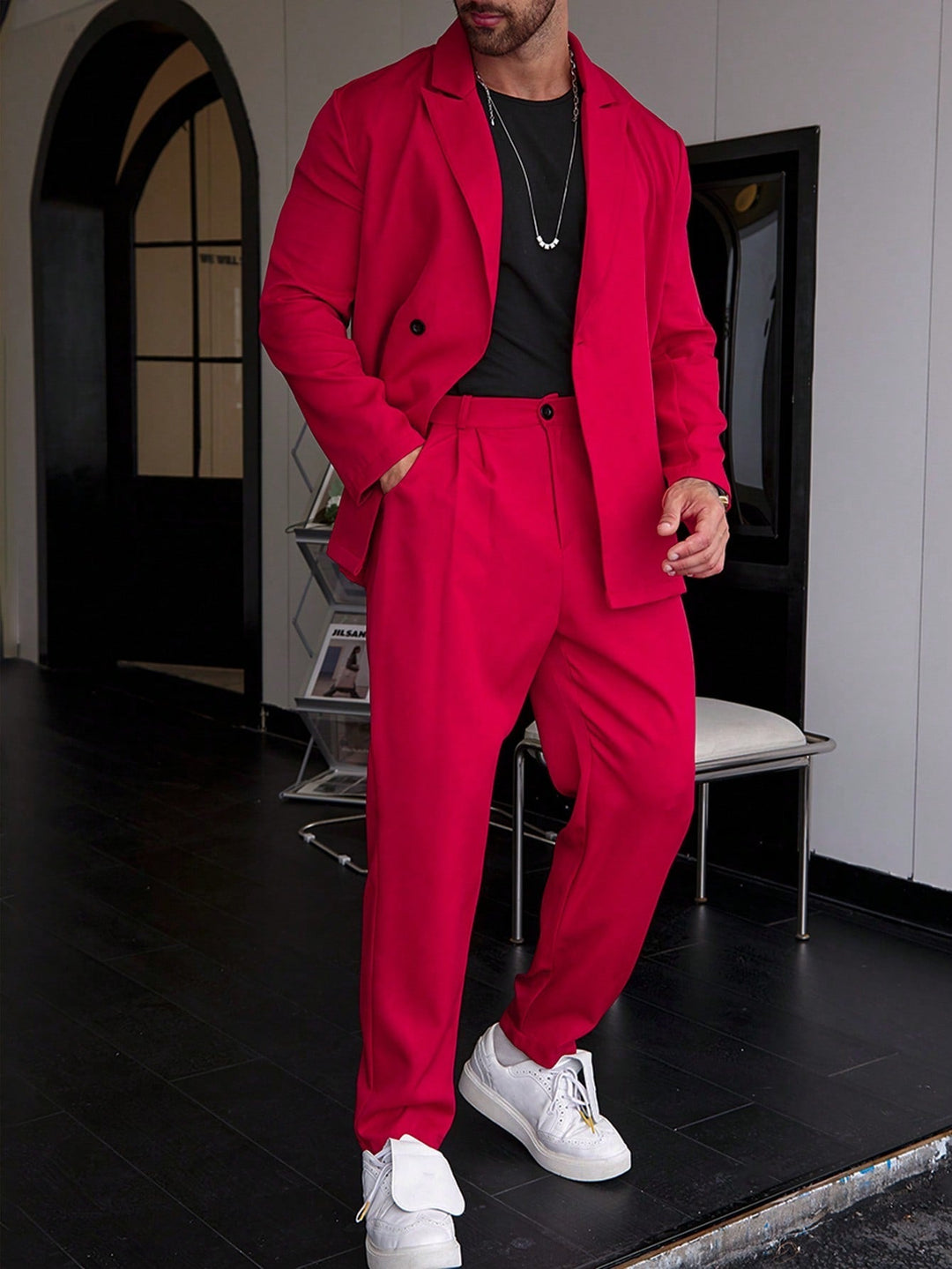 Costume Slim Fit Homme Revers Pointus | Blazer & Pantalon