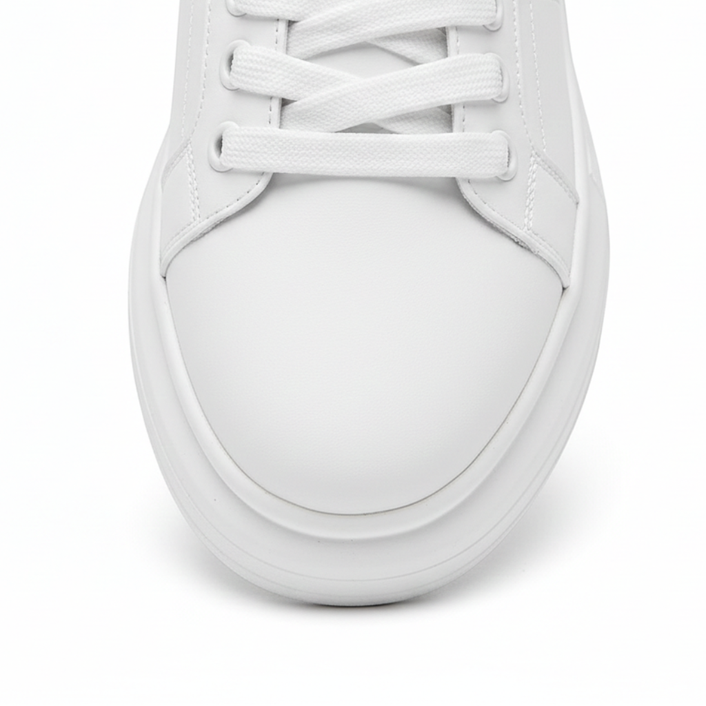 Sneakers Orthopédiques Rehaussantes Homme | Design Épuré & Confort Quotidien