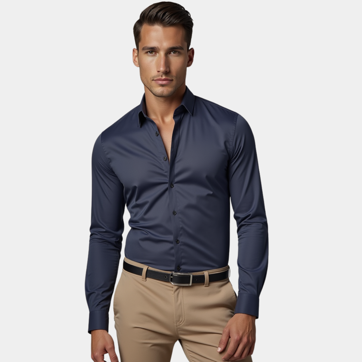 Chemise Coupe Ample Homme | Élégance Moderne & Décontractée