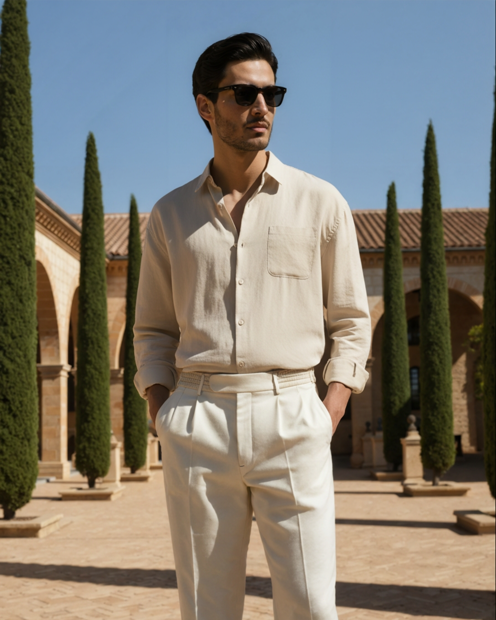 Chemise en Lin 100% Homme | Légère & Respirante