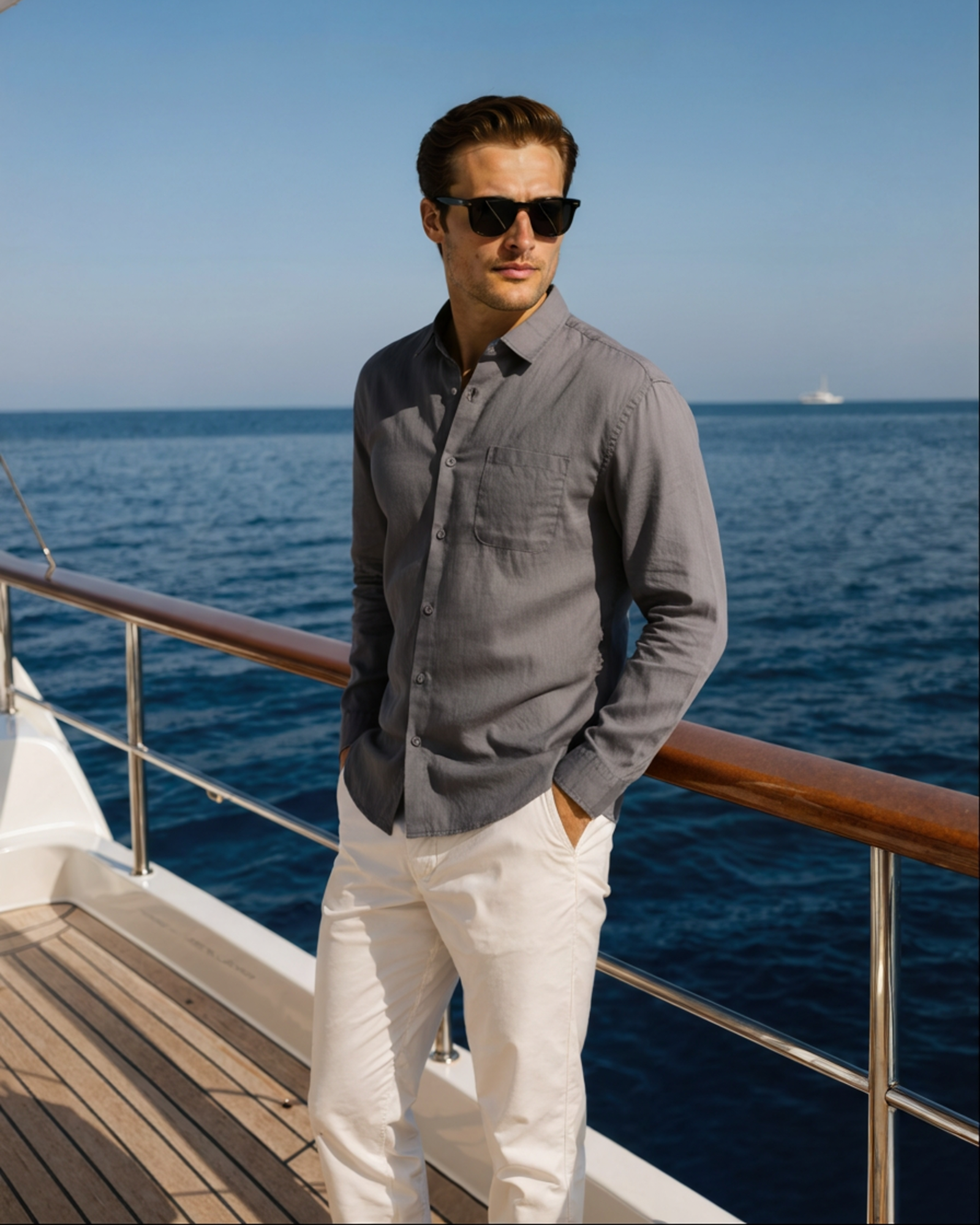 Chemise en Lin 100% Homme | Légère & Respirante