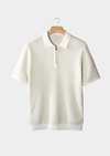 Polo Homme Zip Manches Courtes | Respirant & Léger