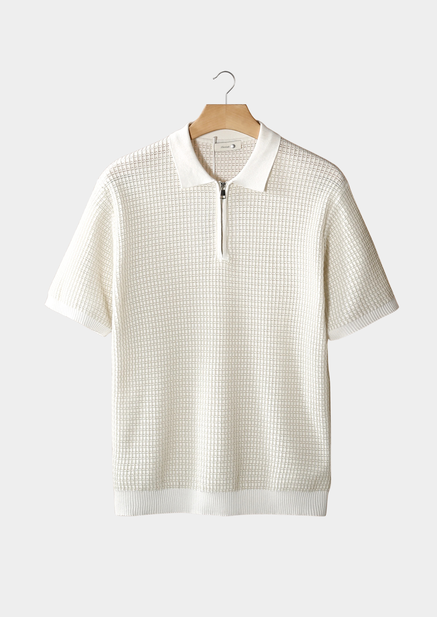 Polo Homme Zip Manches Courtes | Respirant & Léger
