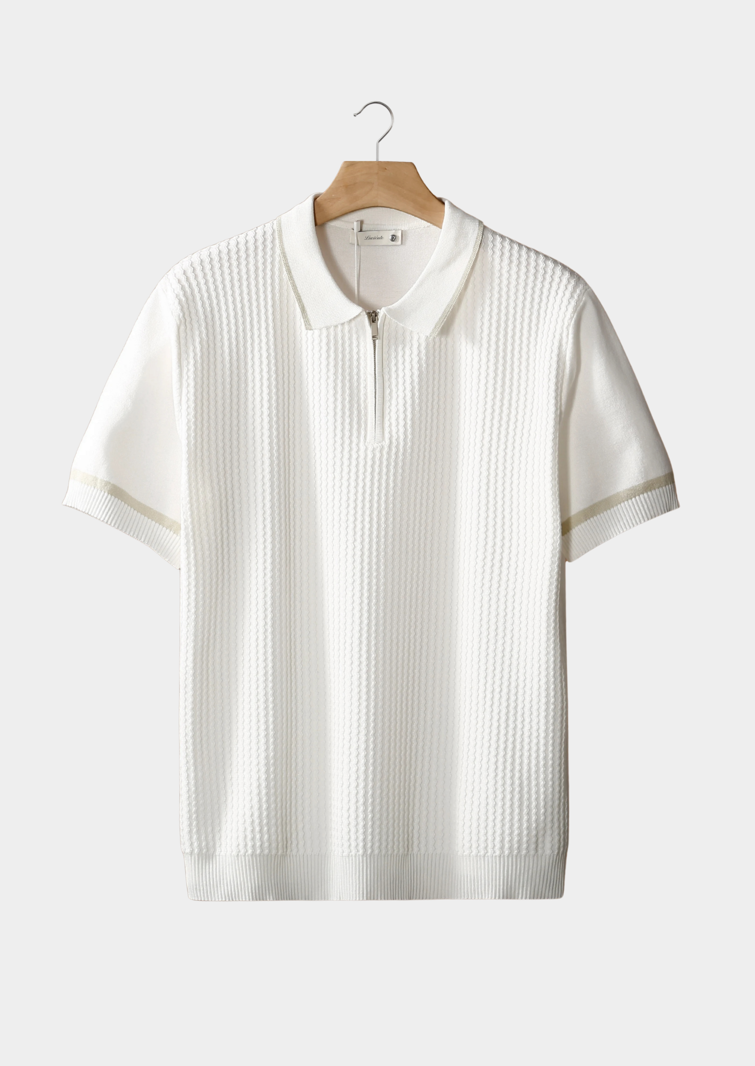 Polo Homme Zip Détails Contrastés | Style Moderne & Estival