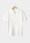 Polo Homme Manches Courtes avec Zip | Confort Estival