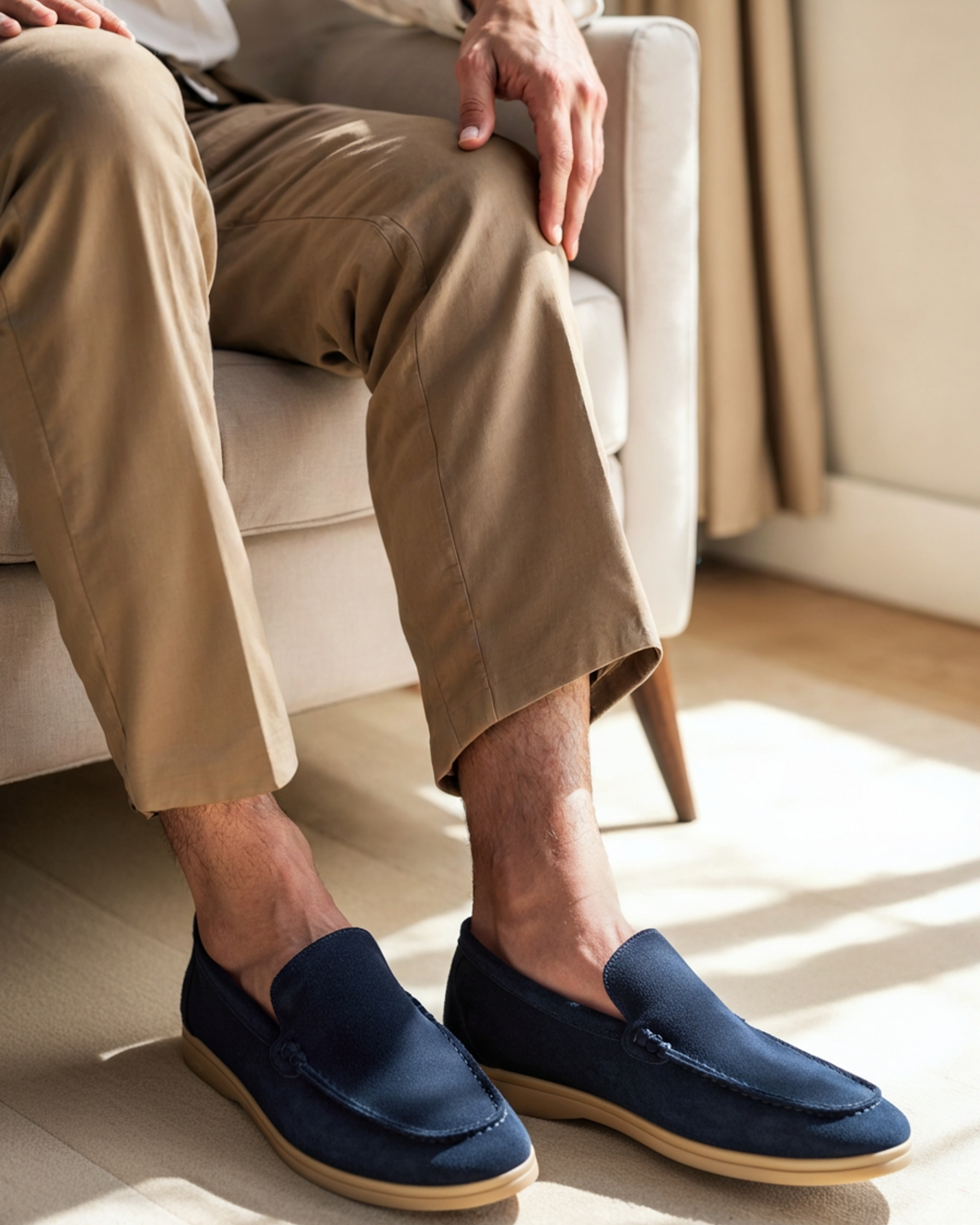 Mocassins Premium en Daim Homme | Style Raffiné & Confort