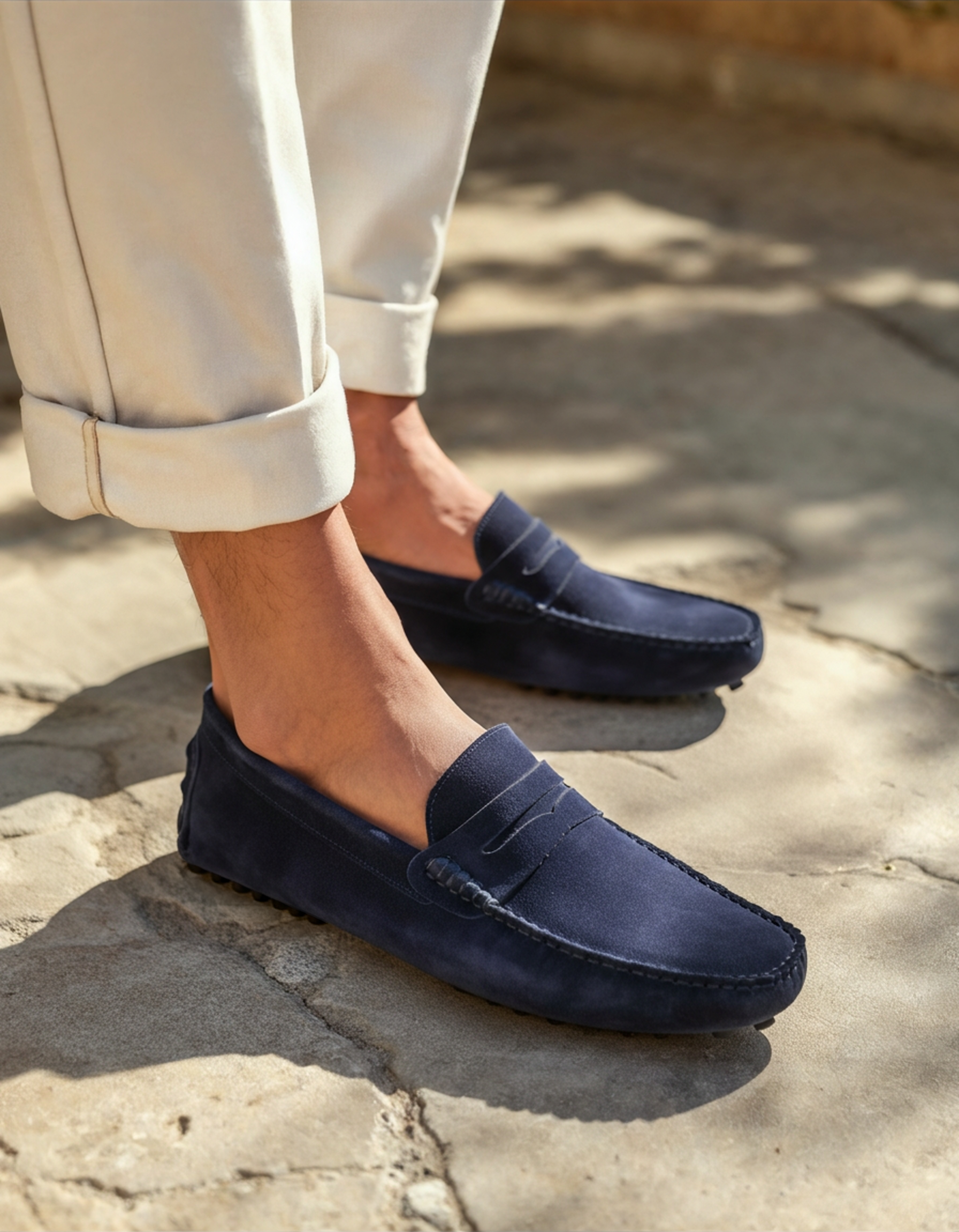 Mocassins en Cuir Suédé Homme | Confort Élégant & Précision