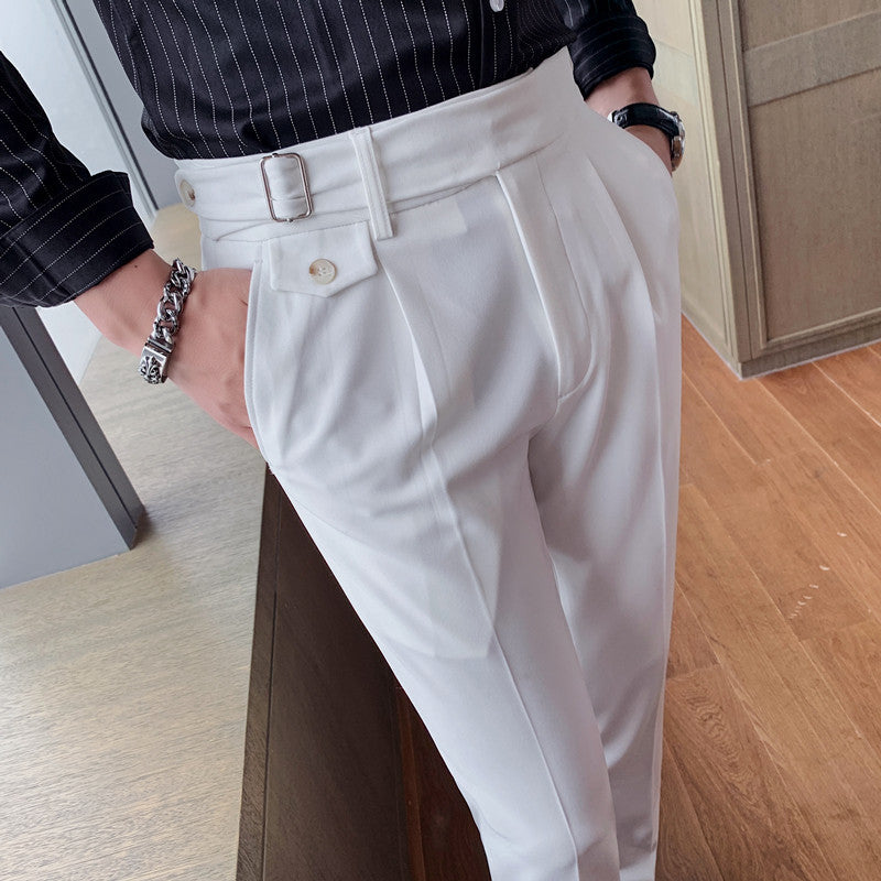 Pantalon Slim Fit Élégant Homme | Respirant & Valorisant
