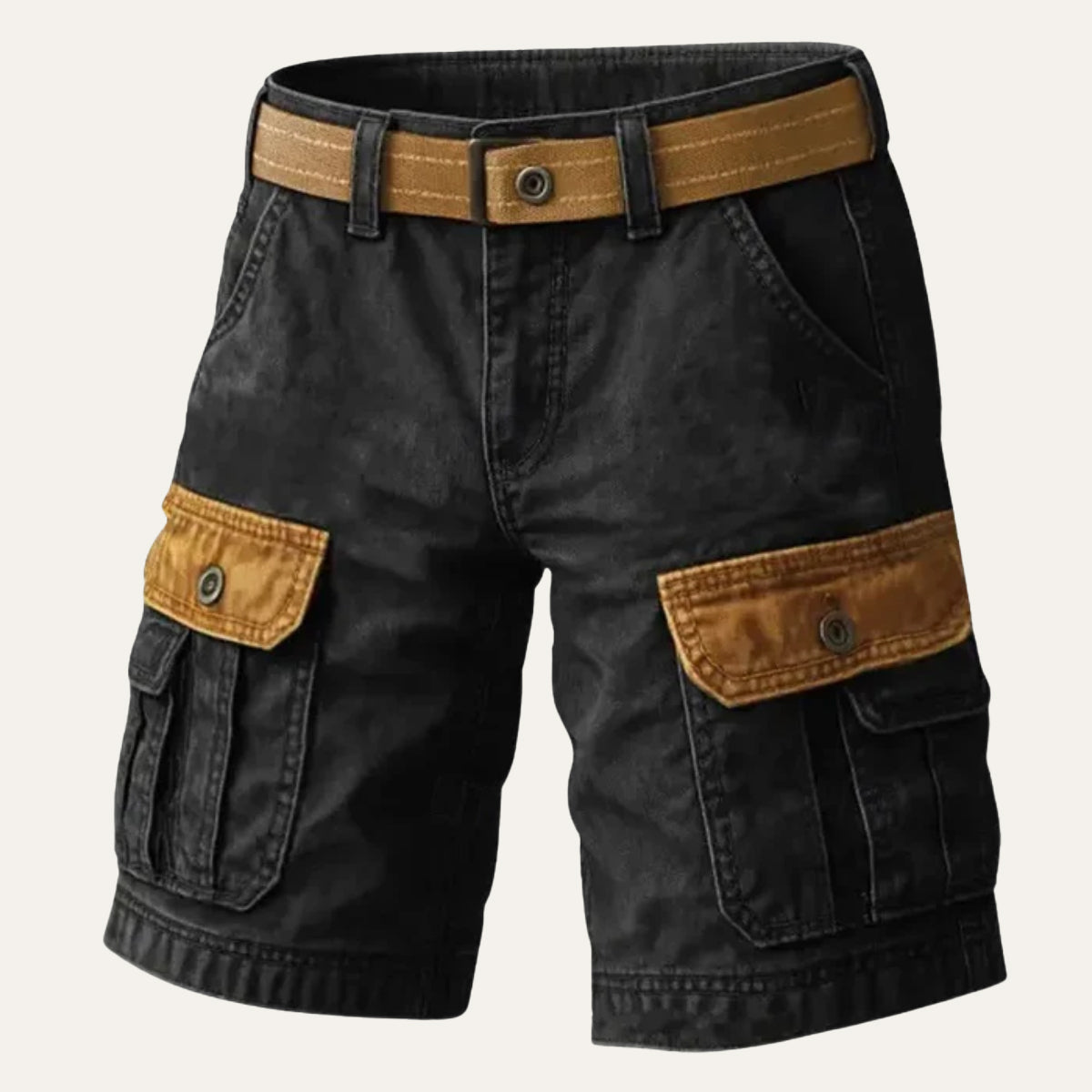 Short Cargo Utilitaire Homme Style Vintage | Poches & Confort