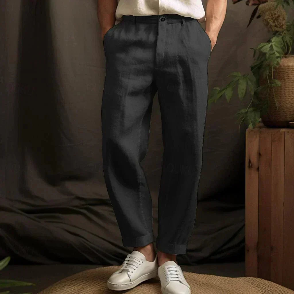 Pantalon en Coton Estival Homme | Légèreté & Confort