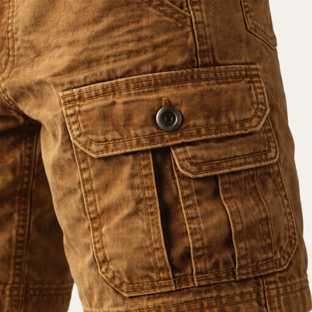 Short Cargo Utilitaire Homme Style Vintage | Poches & Confort