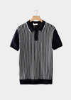 Polo à Rayures Verticales Homme Col & Boutons | Style Estival