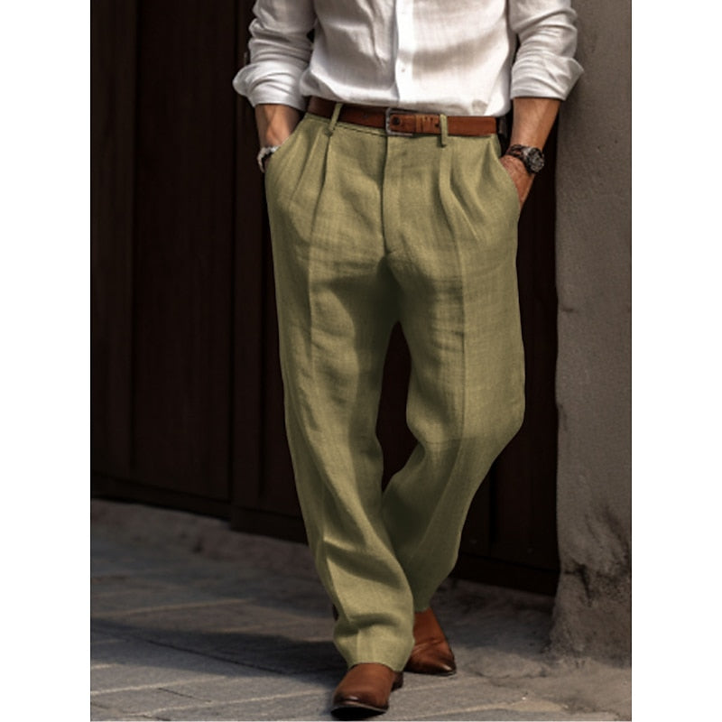 Pantalon Estival en Viscose Homme | Style & Confort