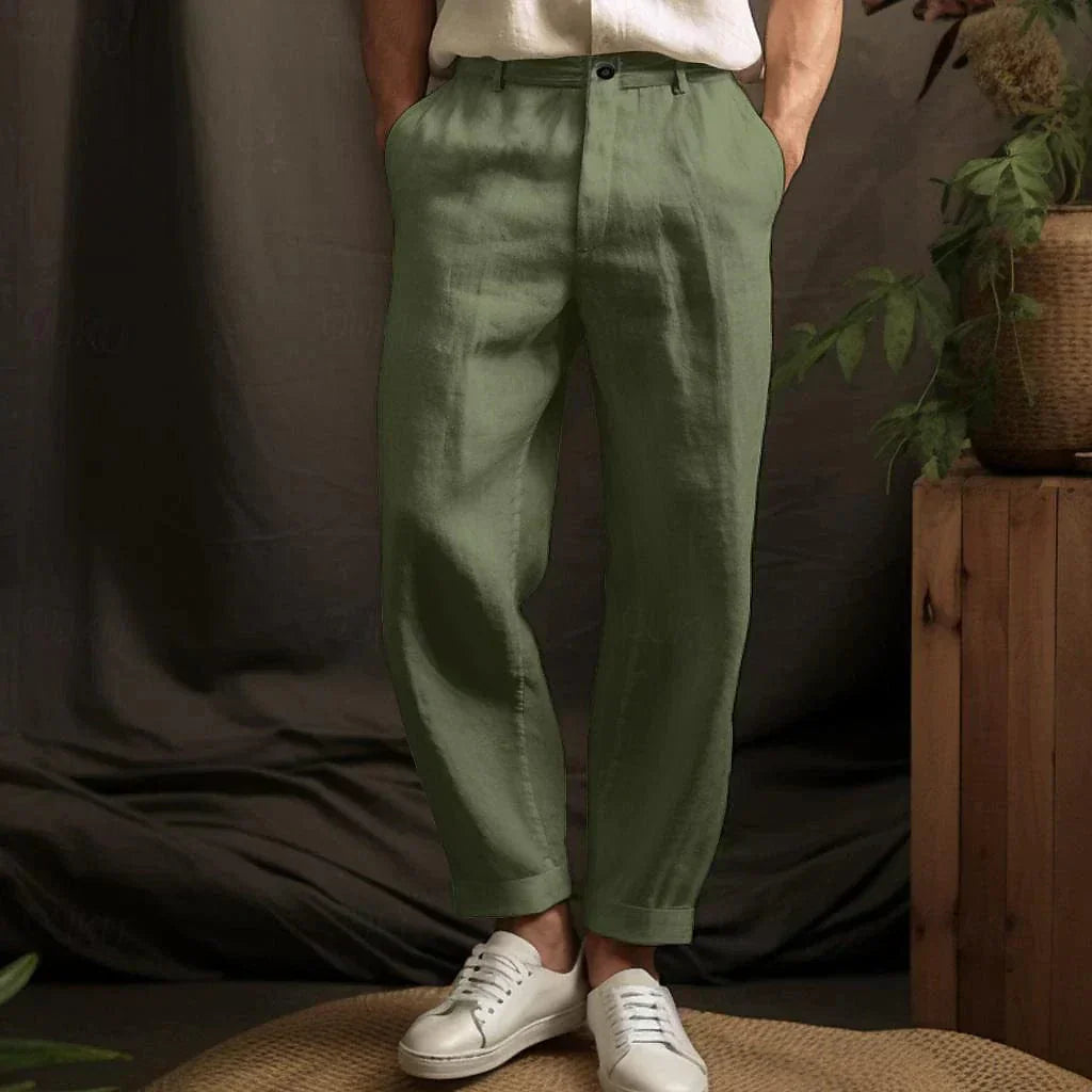 Pantalon en Coton Estival Homme | Légèreté & Confort