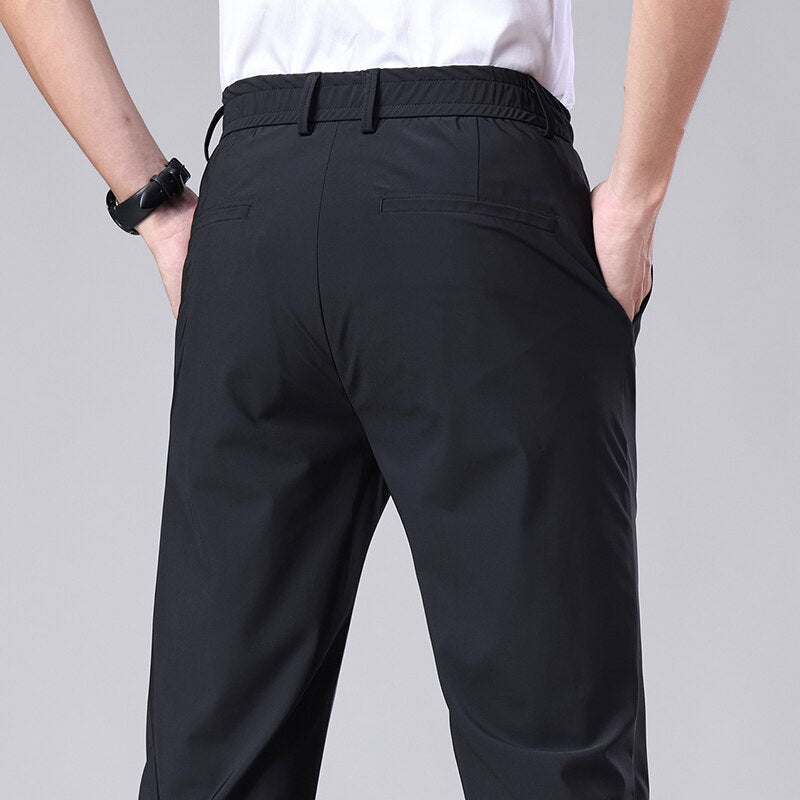 Pantalon Stretch Homme Business | Confort & Style Moderne
